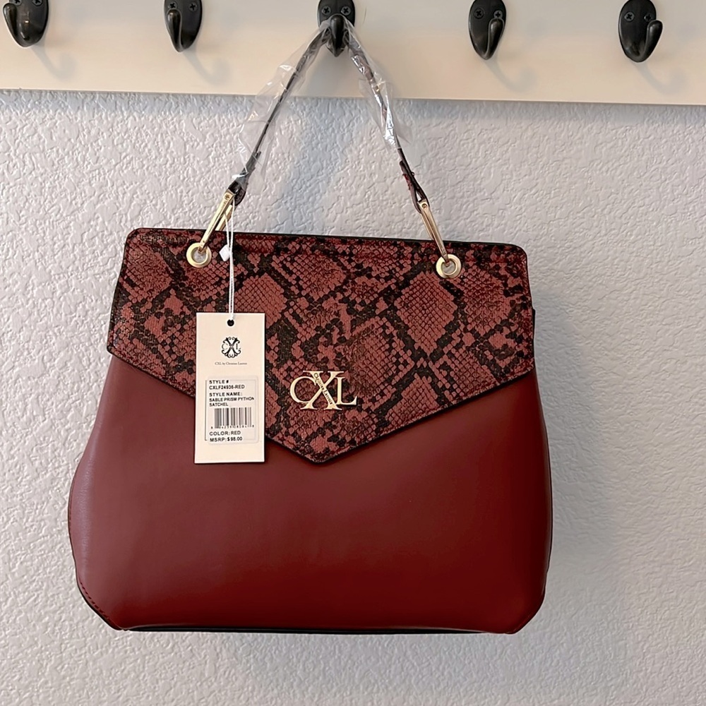 Christian Lacroix Sable Prism Python Satchel